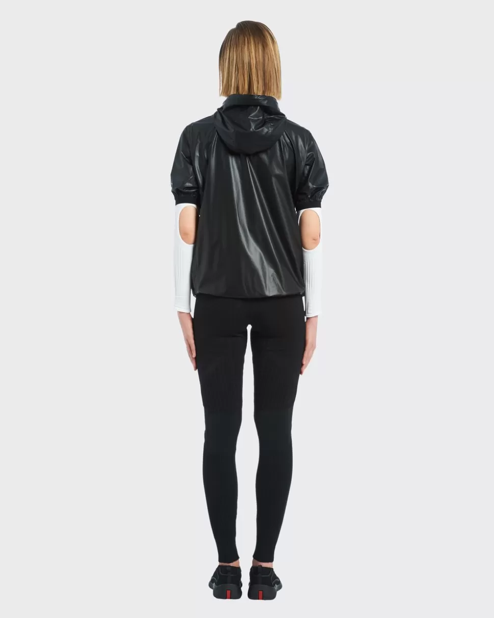 Prada Chaqueta De Manga Corta De Re-nylon Ligero^Mujer ROPA