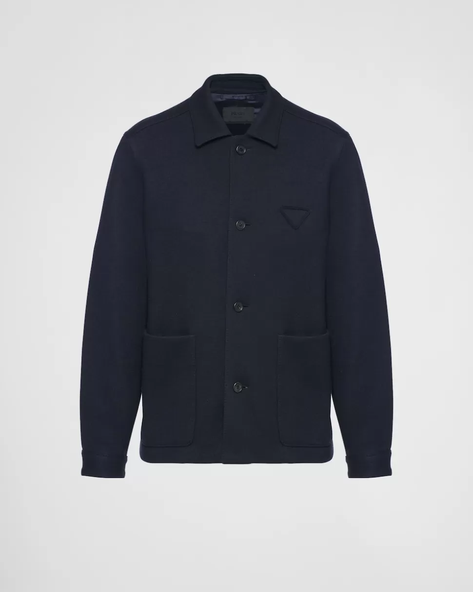 Prada Chaqueta De Mezcla De Lana^Hombre CHAQUETAS Y ABRIGOS