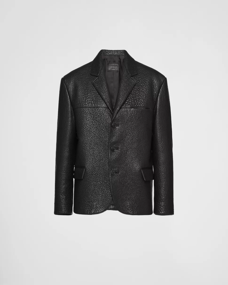 Prada Chaqueta De Napa^Hombre ROPA DE PIEL