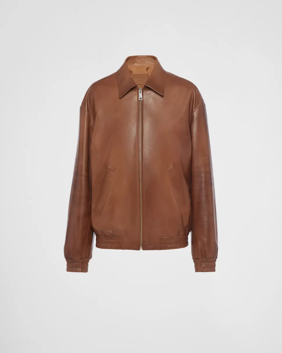 Prada Chaqueta De Napa^Mujer ROPA DE PIEL