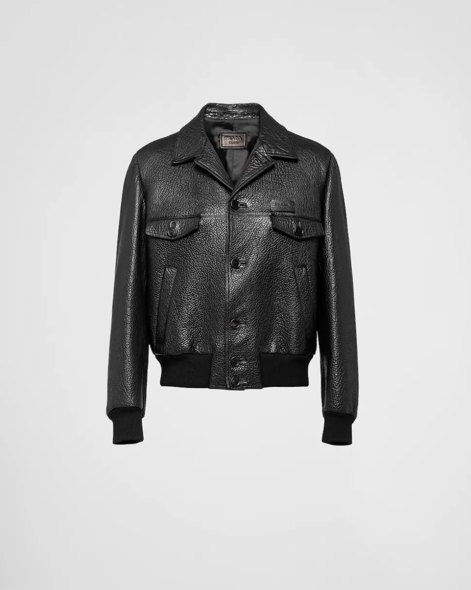 Prada Chaqueta De Napa^Hombre ROPA DE PIEL