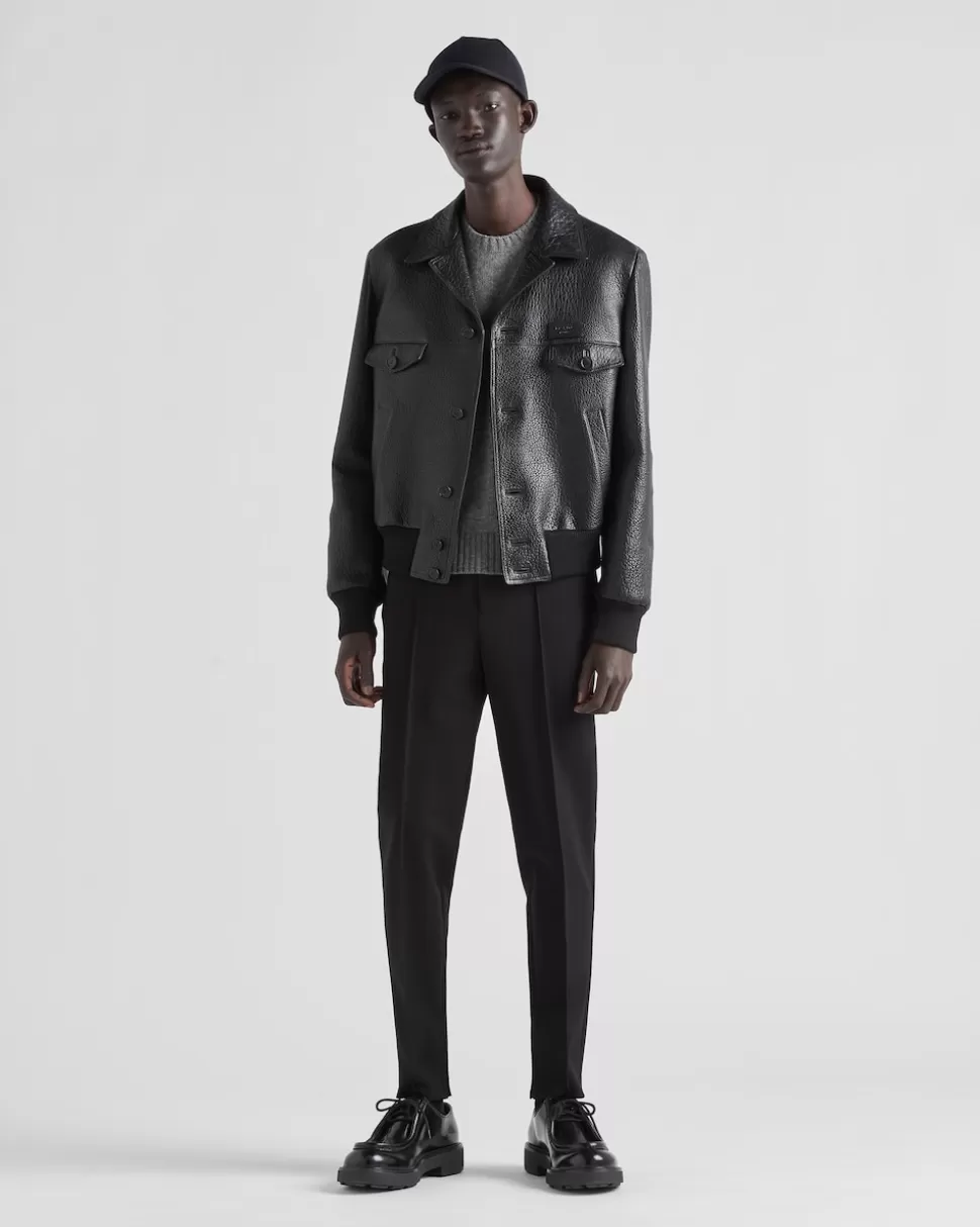 Prada Chaqueta De Napa^Hombre ROPA DE PIEL