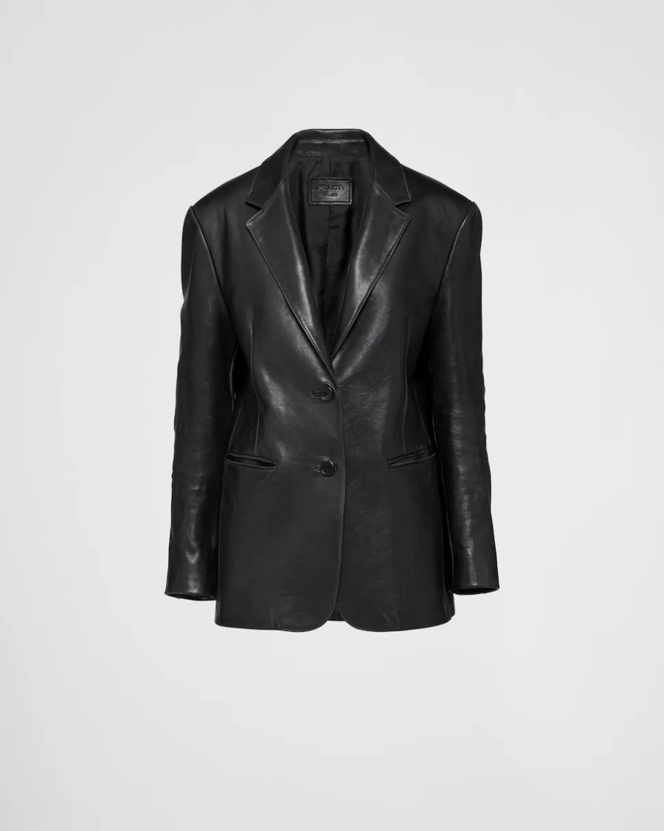 Prada Chaqueta De Piel^Mujer ROPA DE PIEL