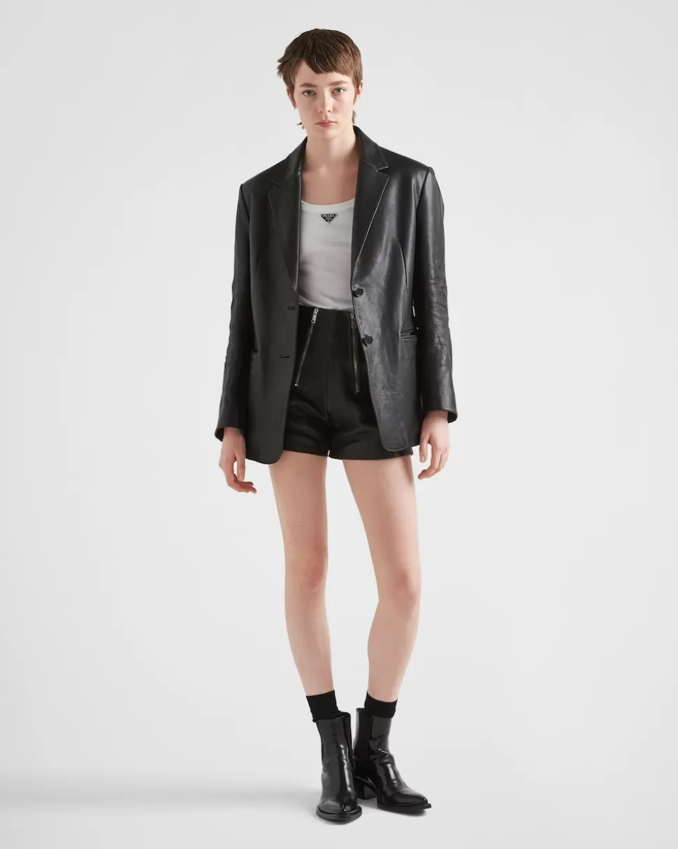 Prada Chaqueta De Piel^Mujer ROPA DE PIEL