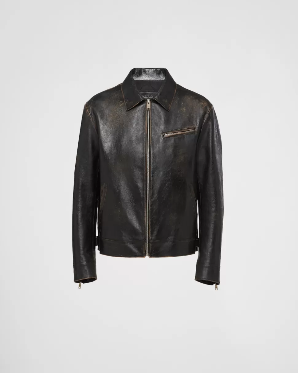 Prada Chaqueta De Piel^Hombre ROPA DE PIEL
