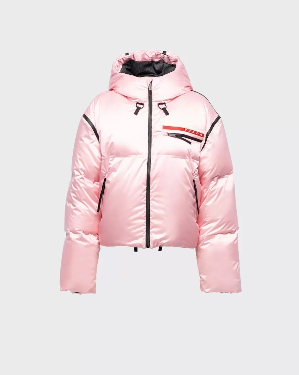 Prada Chaqueta De Plumón Corta De Re-nylon Técnico^Mujer ROPA