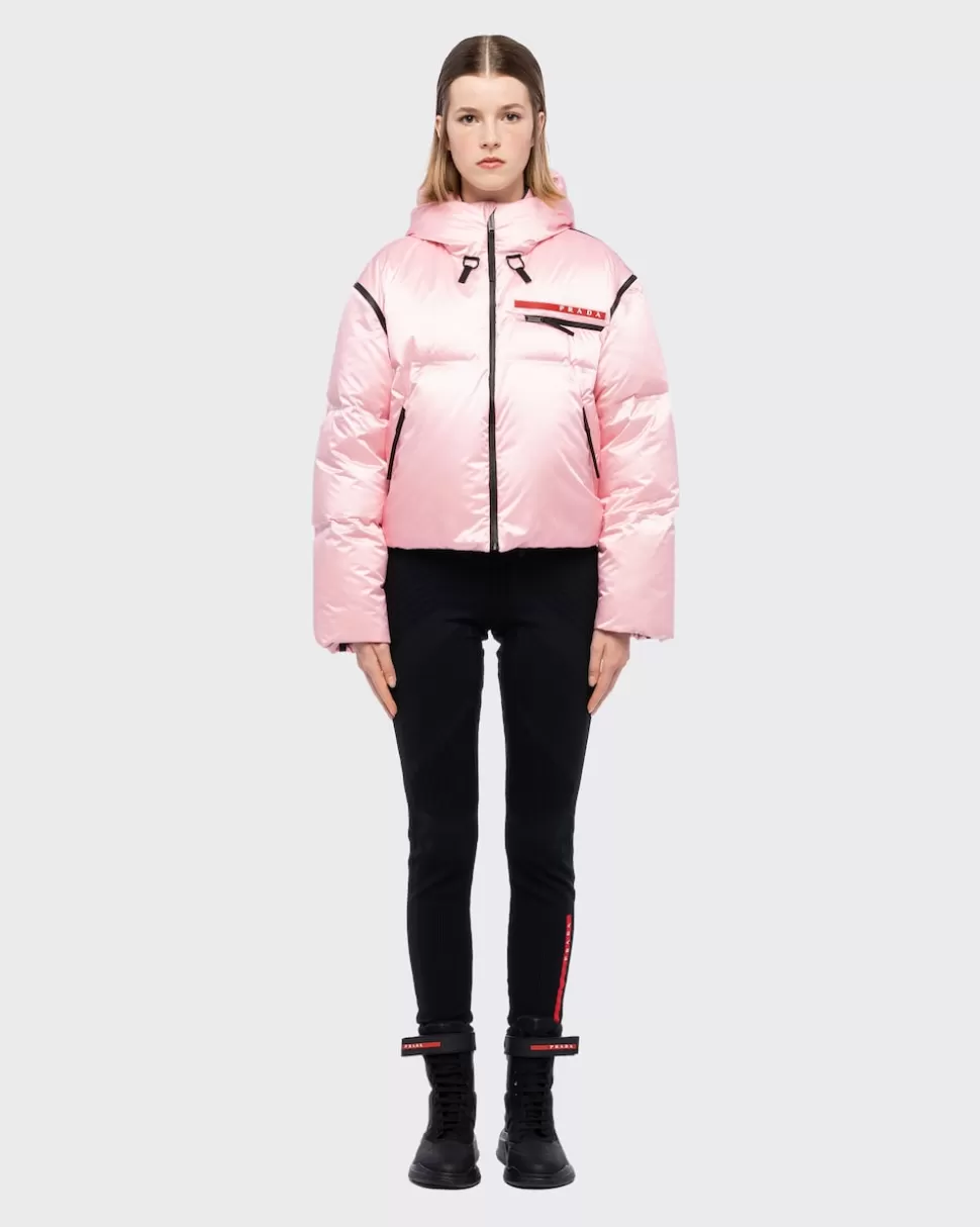 Prada Chaqueta De Plumón Corta De Re-nylon Técnico^Mujer ROPA