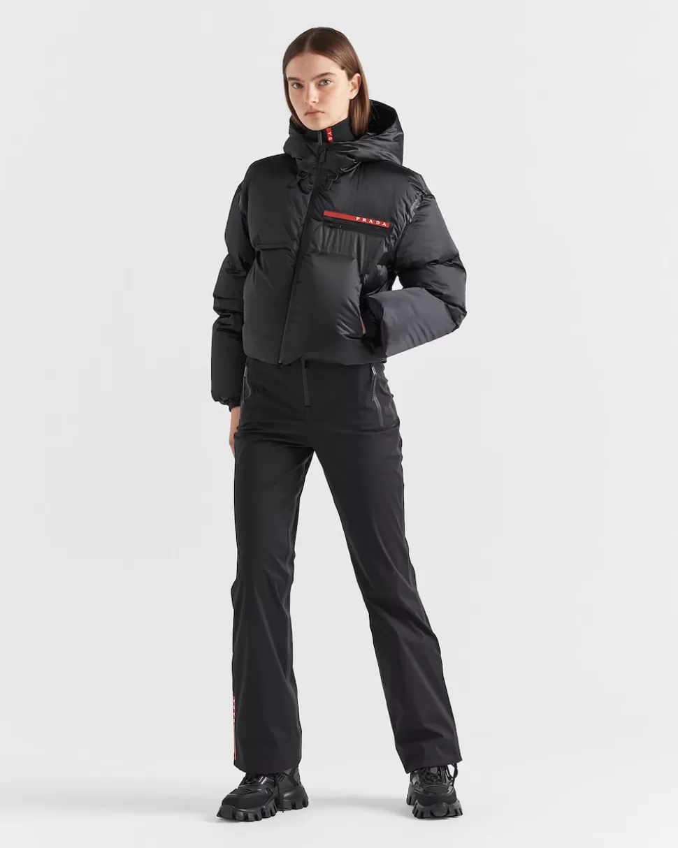 Prada Chaqueta De Plumón Corta De Re-nylon Técnico^Mujer ROPA