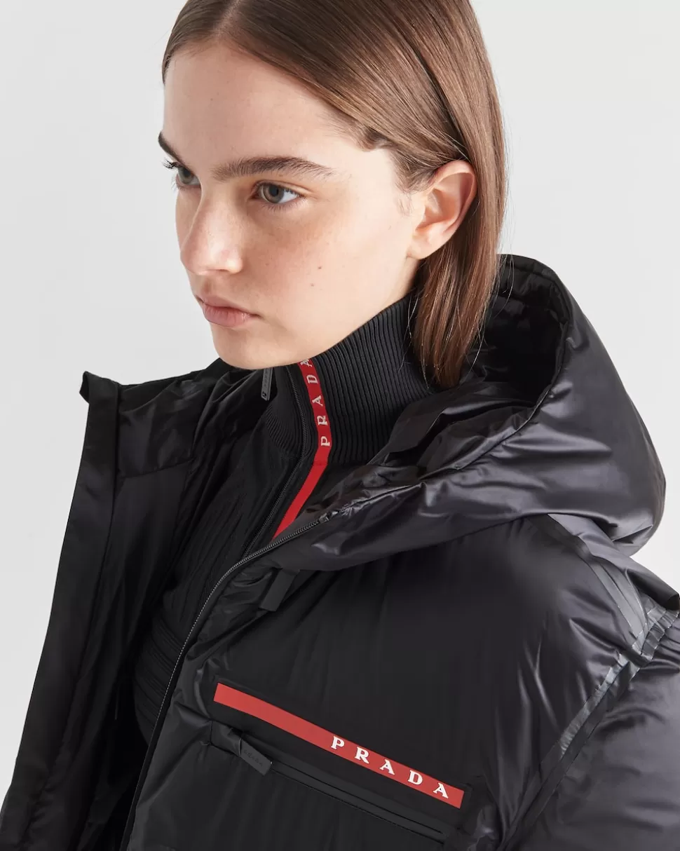 Prada Chaqueta De Plumón Corta De Re-nylon Técnico^Mujer ROPA
