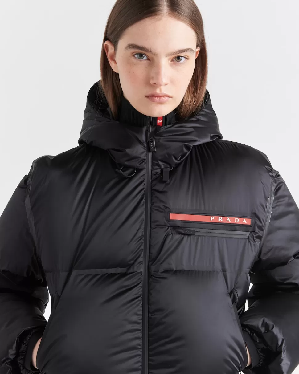 Prada Chaqueta De Plumón Corta De Re-nylon Técnico^Mujer ROPA