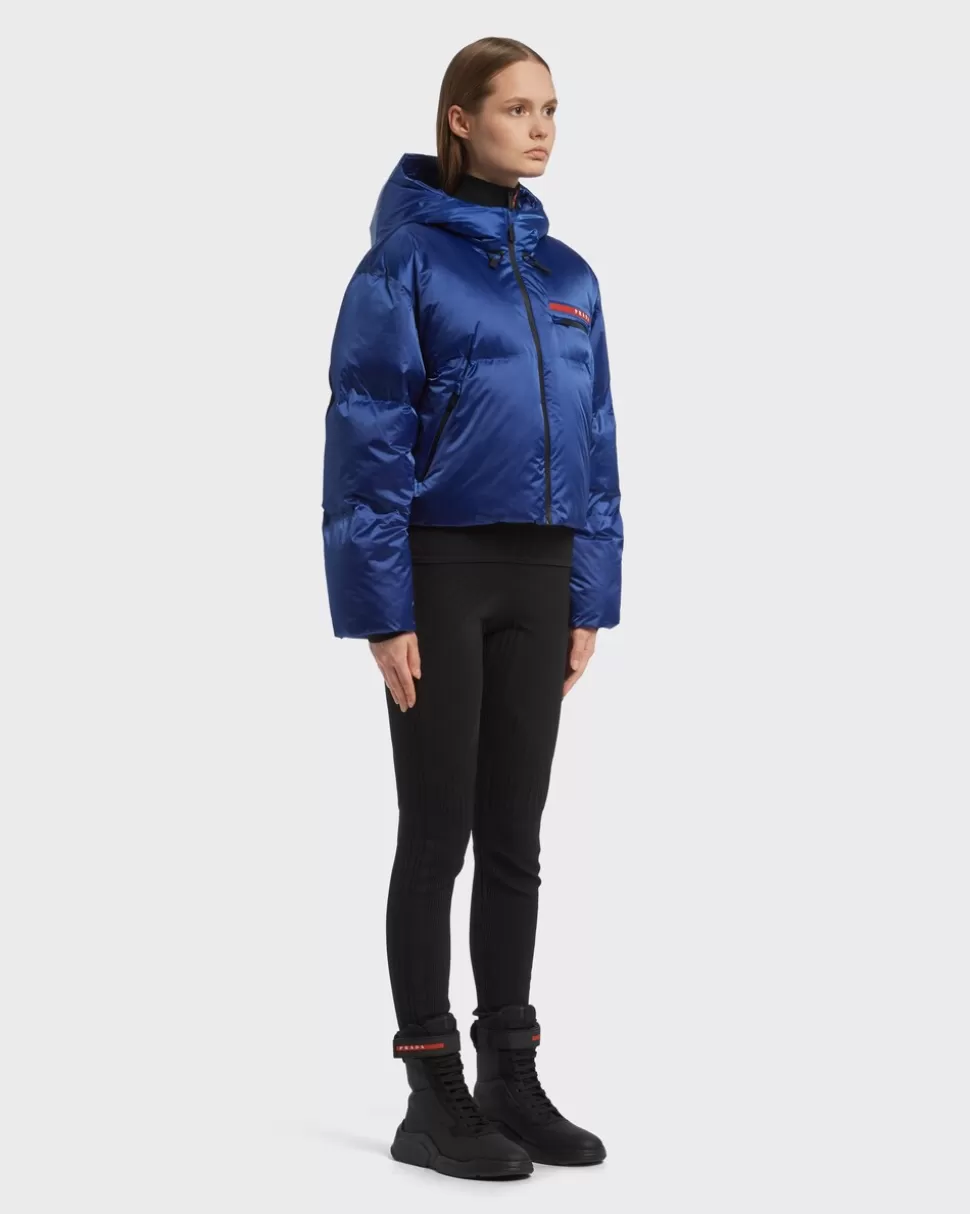 Prada Chaqueta De Plumón Corta De Re-nylon Técnico^Mujer ROPA