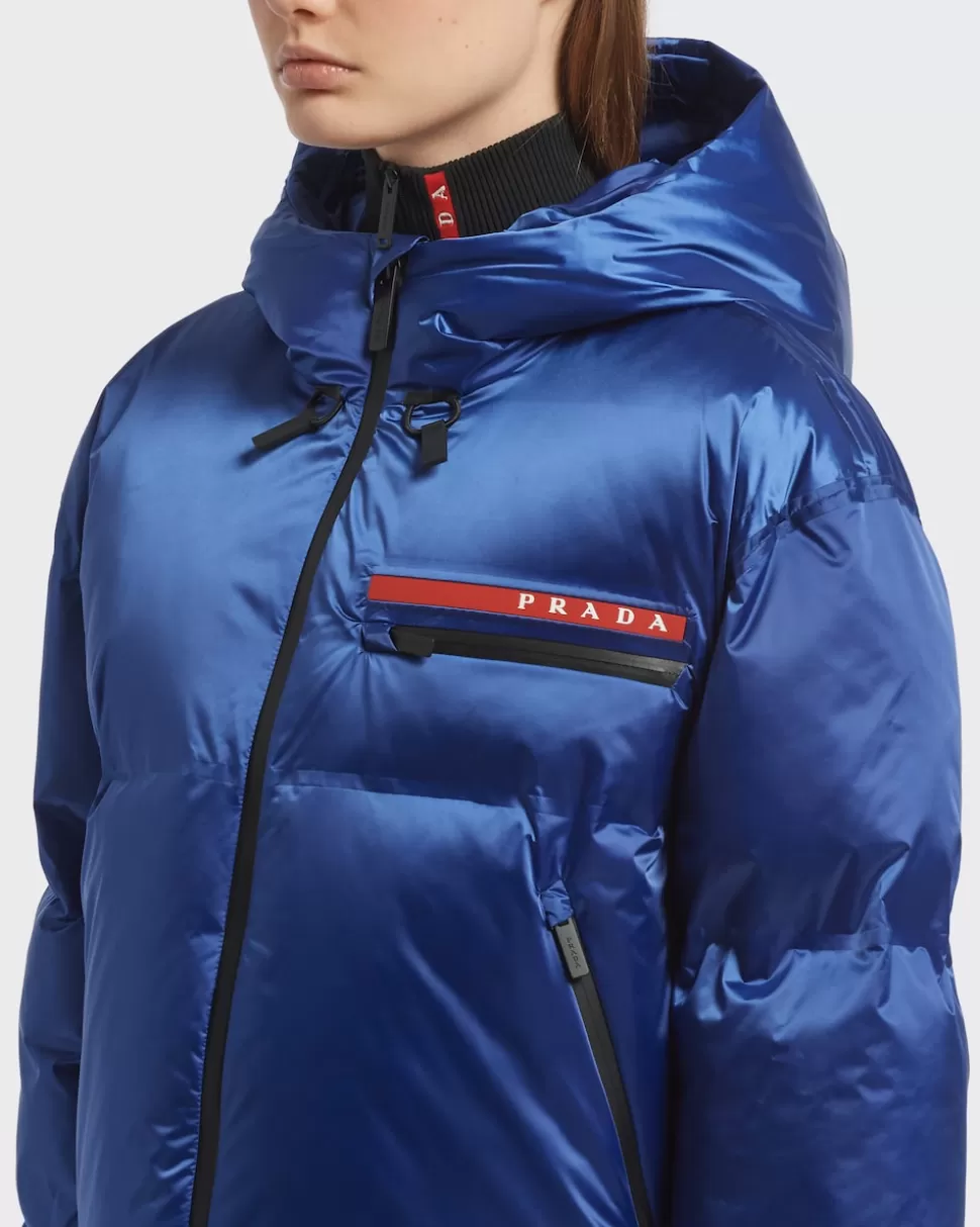 Prada Chaqueta De Plumón Corta De Re-nylon Técnico^Mujer ROPA
