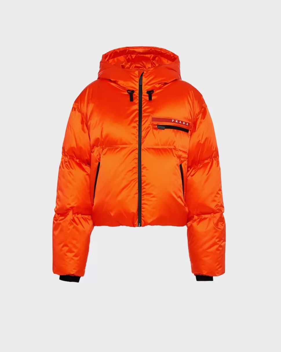 Prada Chaqueta De Plumón Corta De Re-nylon Técnico^Mujer ROPA