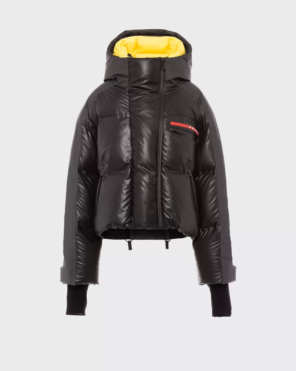 Prada Chaqueta De Plumón Corta En Re-nylon Ligero^Mujer ROPA