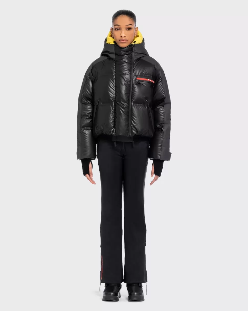 Prada Chaqueta De Plumón Corta En Re-nylon Ligero^Mujer ROPA