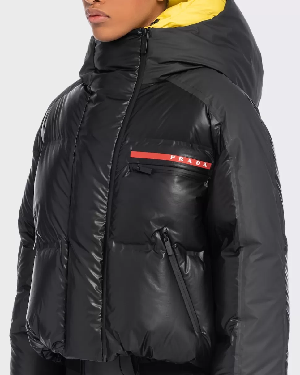 Prada Chaqueta De Plumón Corta En Re-nylon Ligero^Mujer ROPA