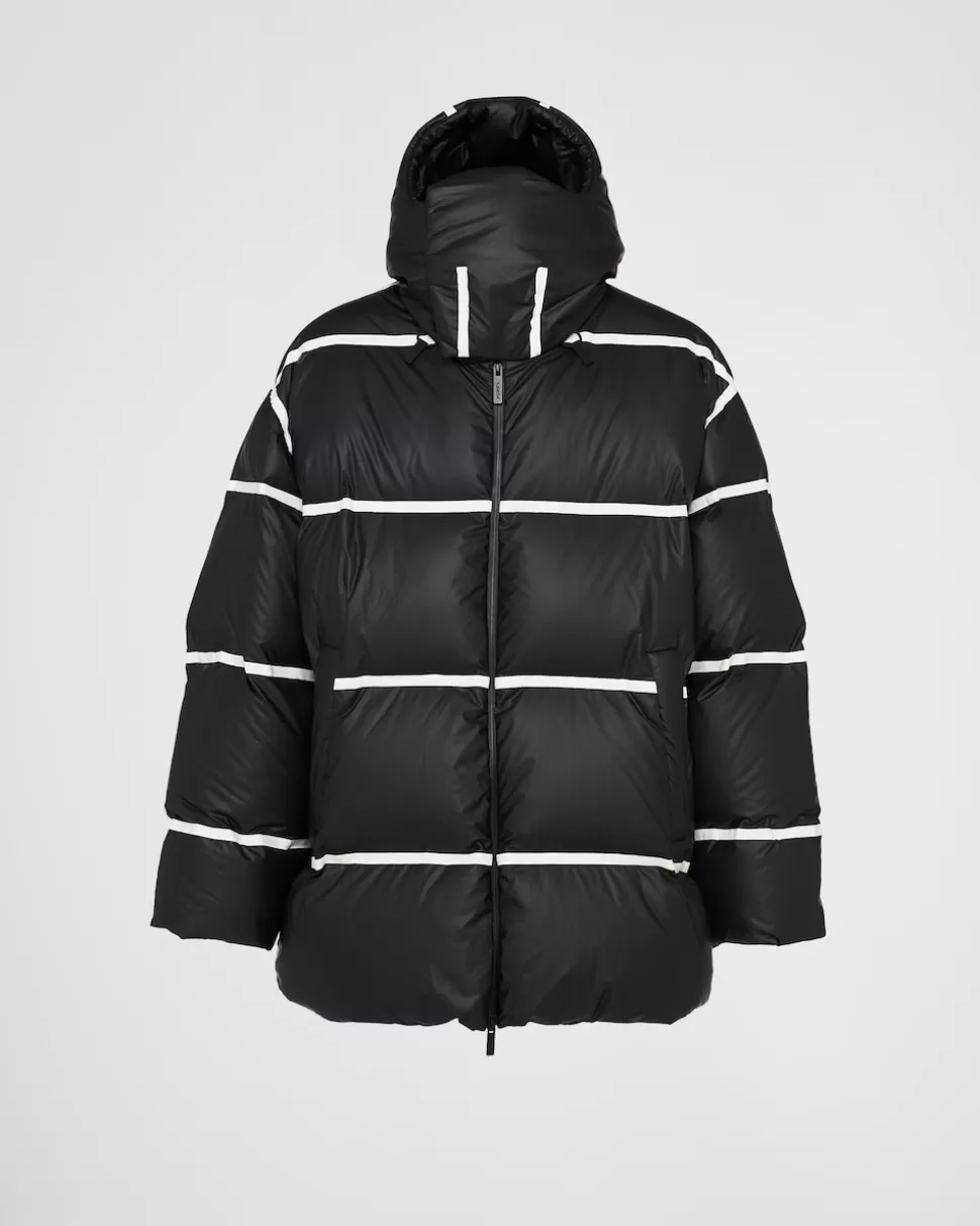 Prada Chaqueta De Plumón De Tejido Técnico Ligero^Hombre ROPA