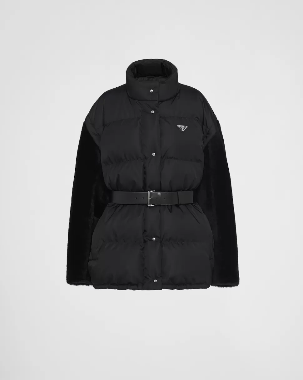 Prada Chaqueta De Plumón En Re-nylon^Mujer ROPA DE ABRIGO