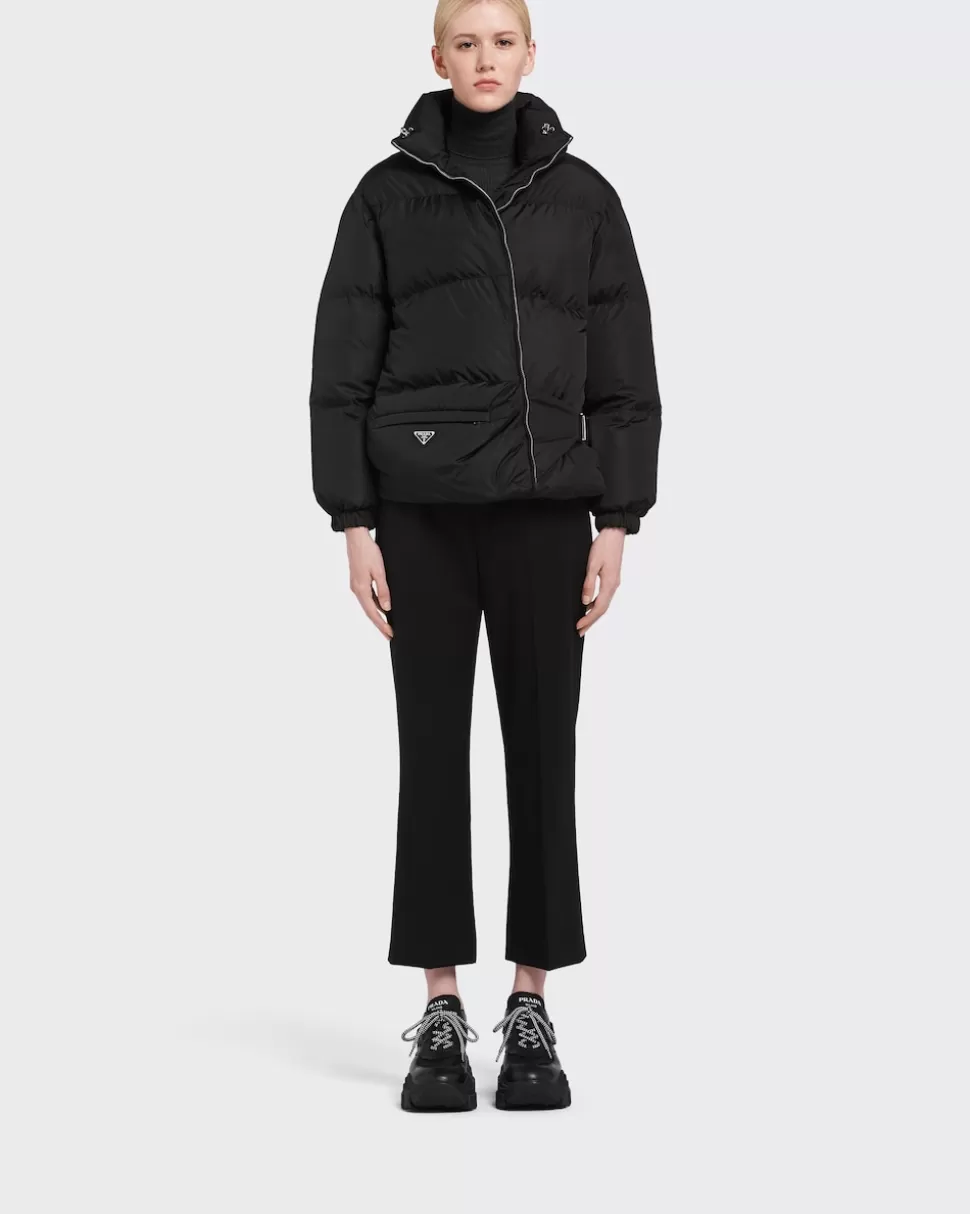 Prada Chaqueta De Plumón En Re-nylon Ligero^Mujer ROPA DE ABRIGO