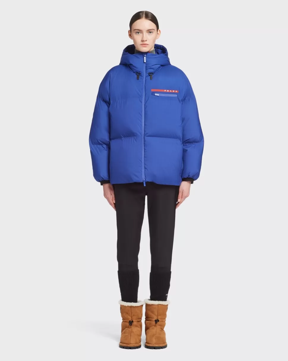 Prada Chaqueta De Plumón Holgada De Re-nylon Técnico^Mujer ROPA