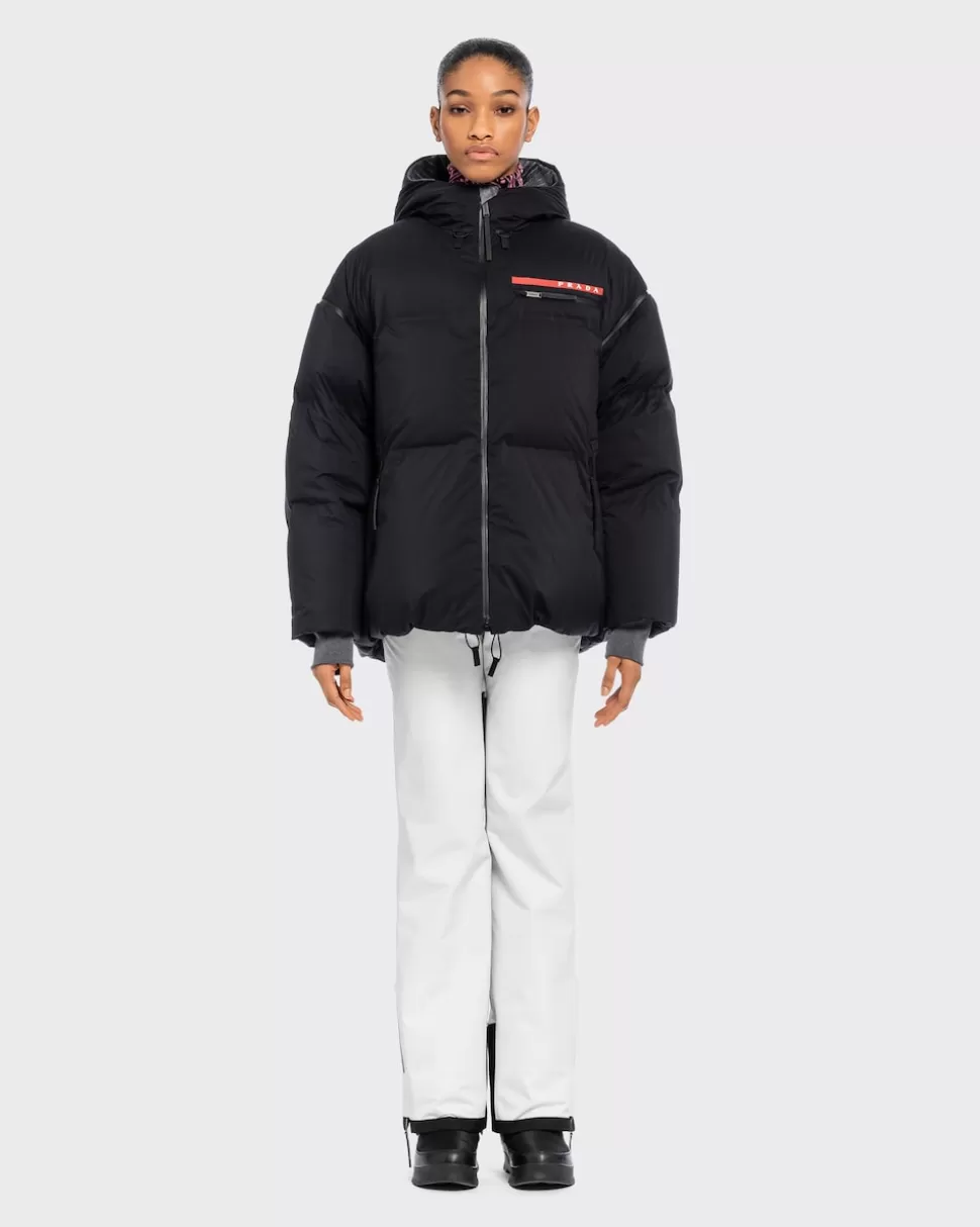 Prada Chaqueta De Plumón Y Capucha De Re-nylon Ligero^Mujer ROPA