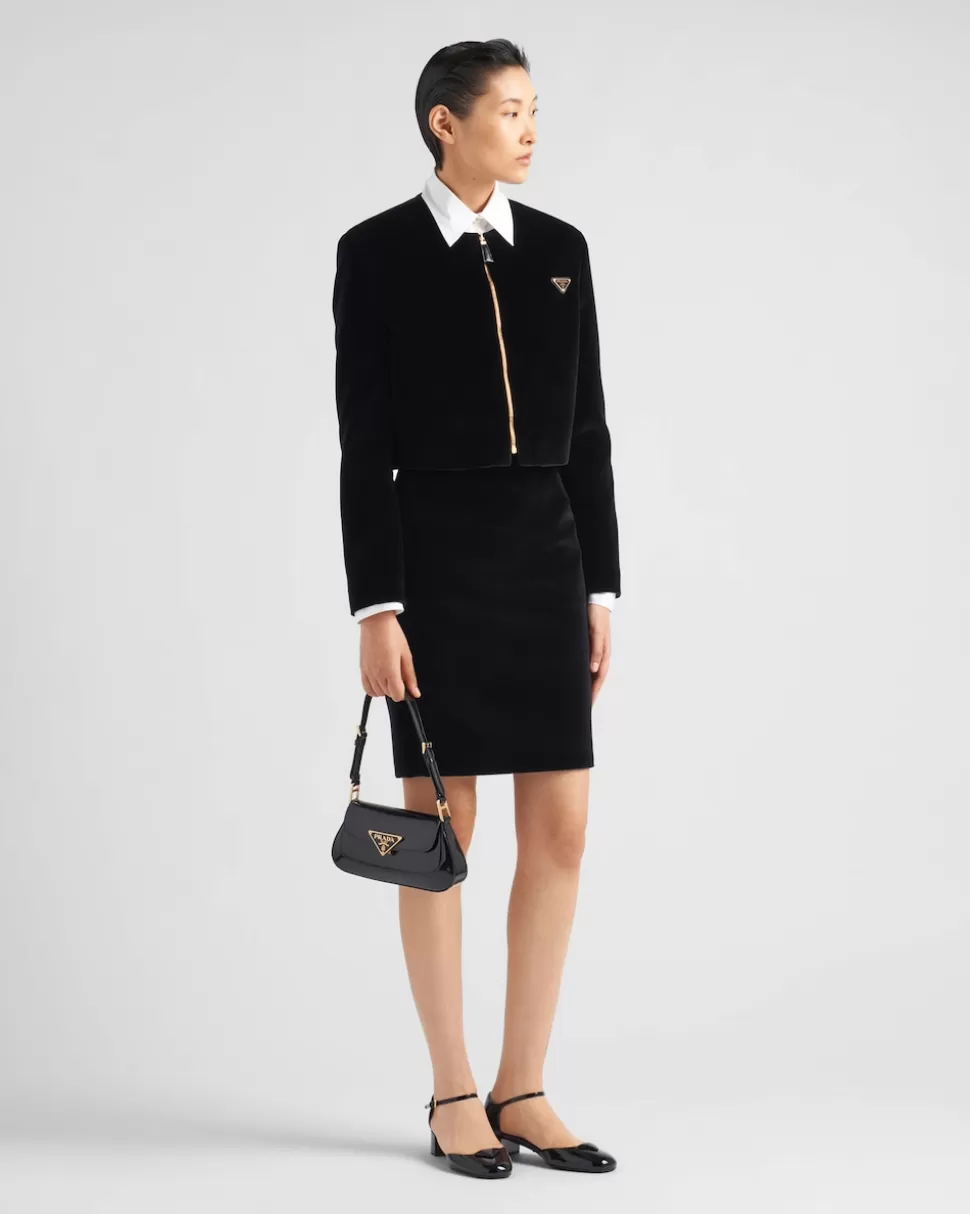 Prada Chaqueta De Terciopelo^Mujer CHAQUETAS Y ABRIGOS