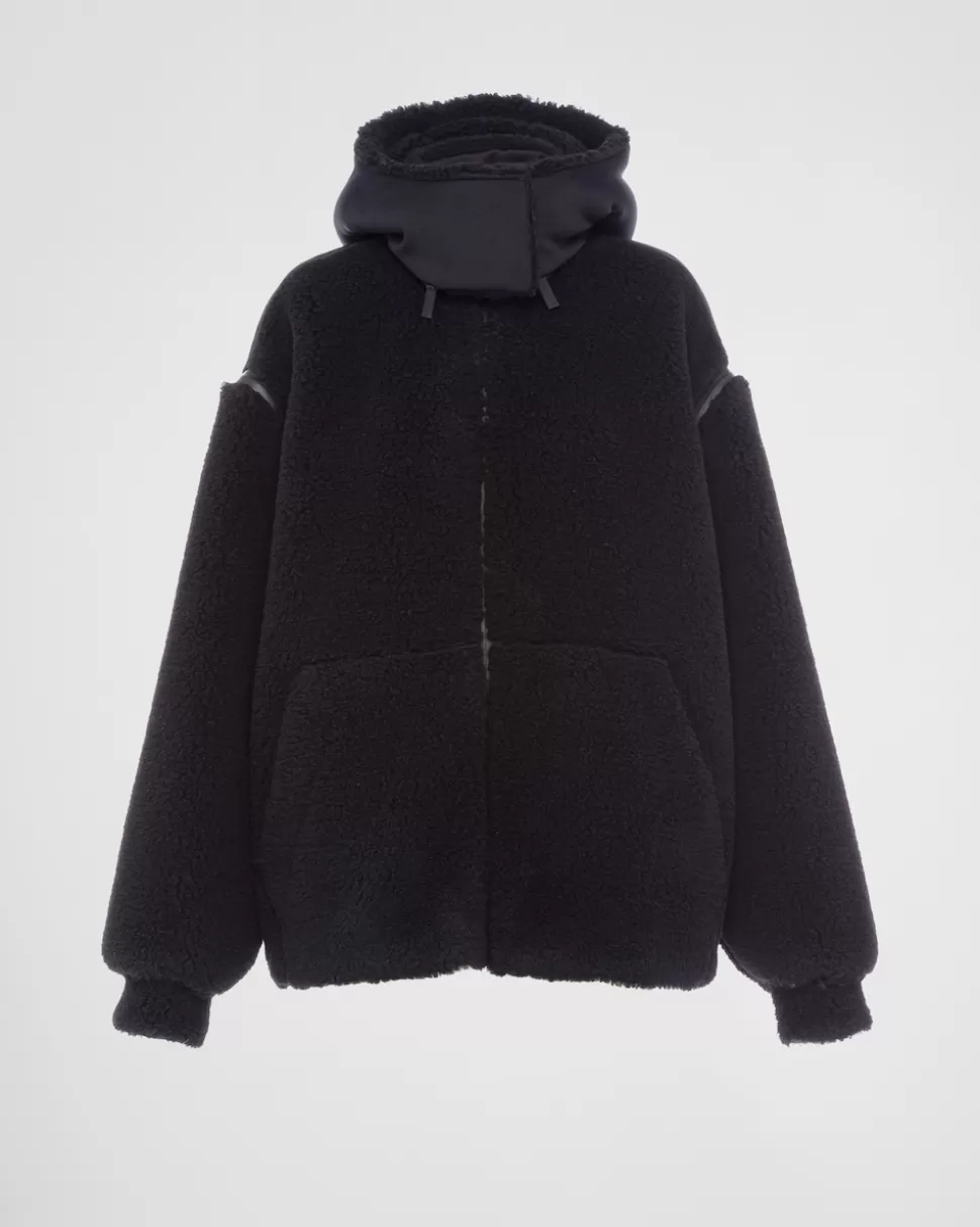 Prada Chaqueta Doble Forro Polar Y Tejido Técnico^Mujer ROPA