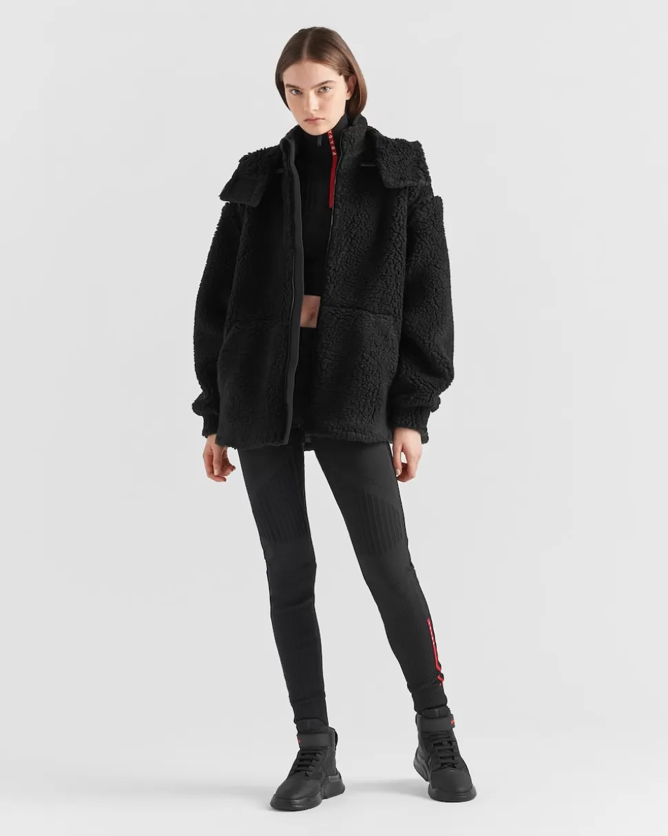 Prada Chaqueta Doble Forro Polar Y Tejido Técnico^Mujer ROPA