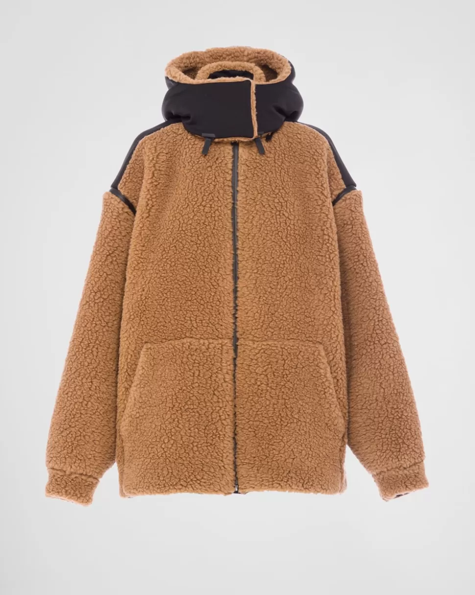 Prada Chaqueta Doble Forro Polar Y Tejido Técnico^Mujer ROPA