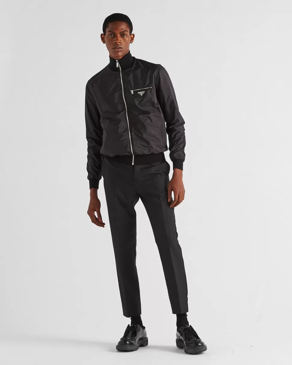 Prada Chaqueta Reversible De Lana Y Re-nylon^Hombre TEJIDOS DE PUNTO
