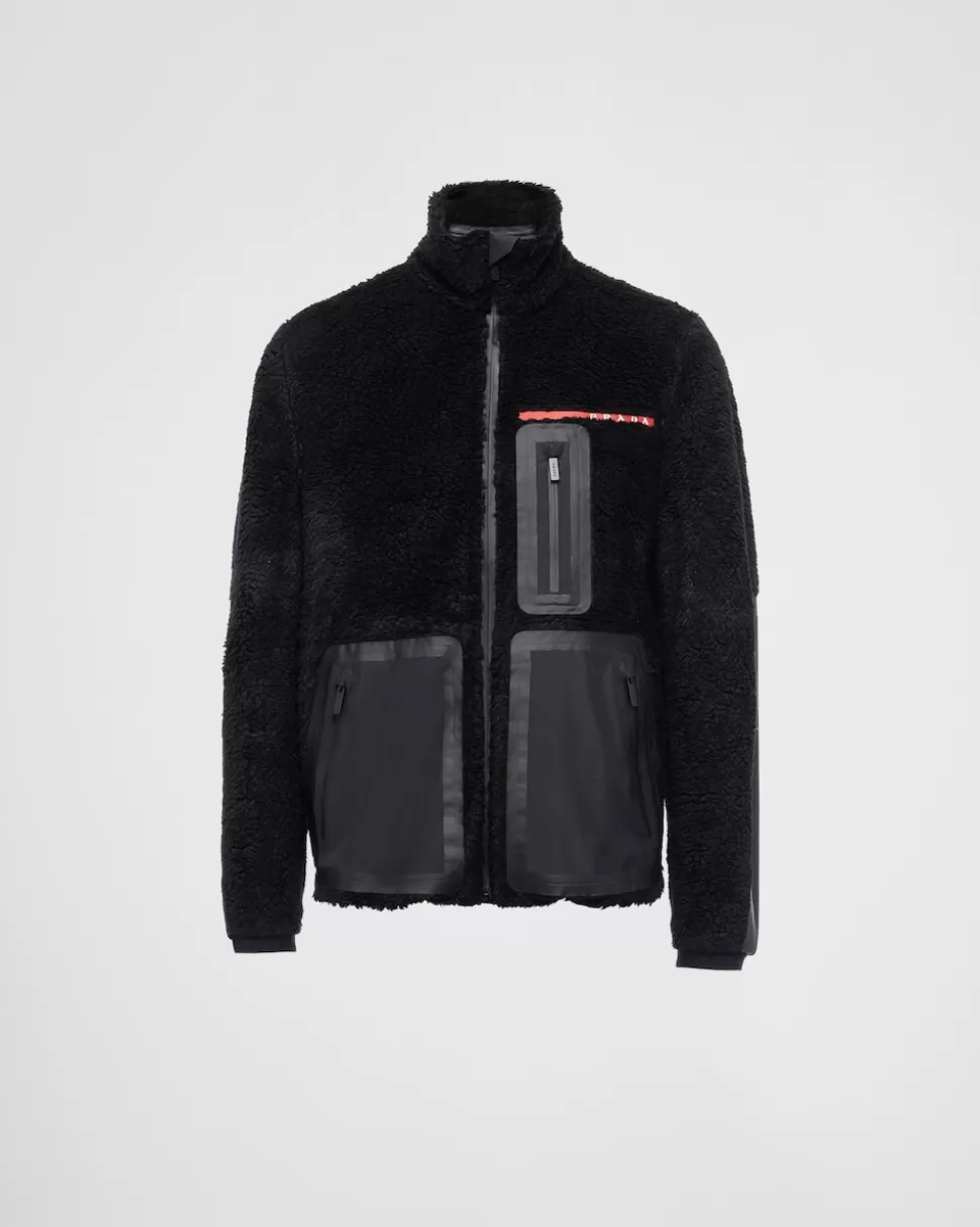Prada Chaqueta Técnica De Forro Polar Reciclado^Hombre ROPA