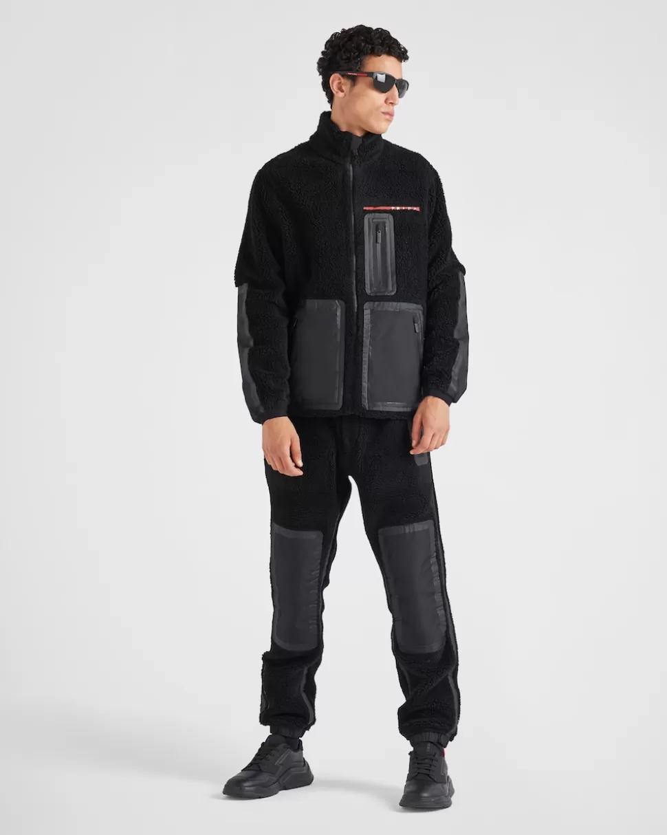 Prada Chaqueta Técnica De Forro Polar Reciclado^Hombre ROPA