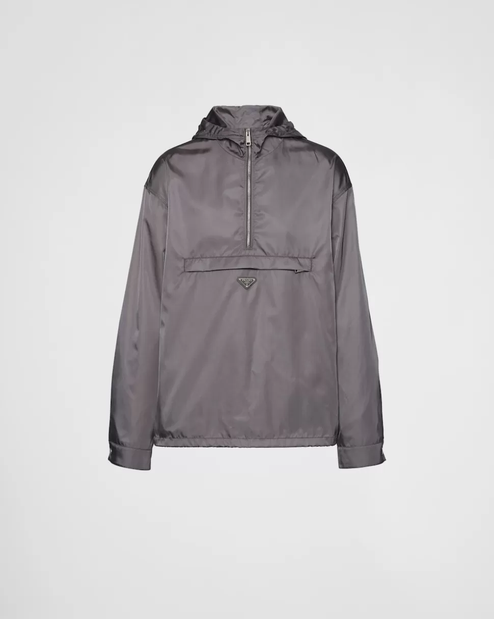 Prada Chaqueta Técnica De Re-nylon Con Capucha^Hombre COLECCIÓN MASCULINA | ROPA DE ABRIGO