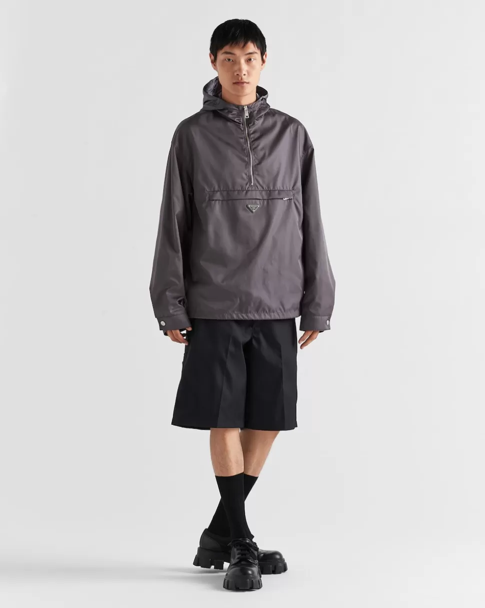 Prada Chaqueta Técnica De Re-nylon Con Capucha^Hombre COLECCIÓN MASCULINA | ROPA DE ABRIGO