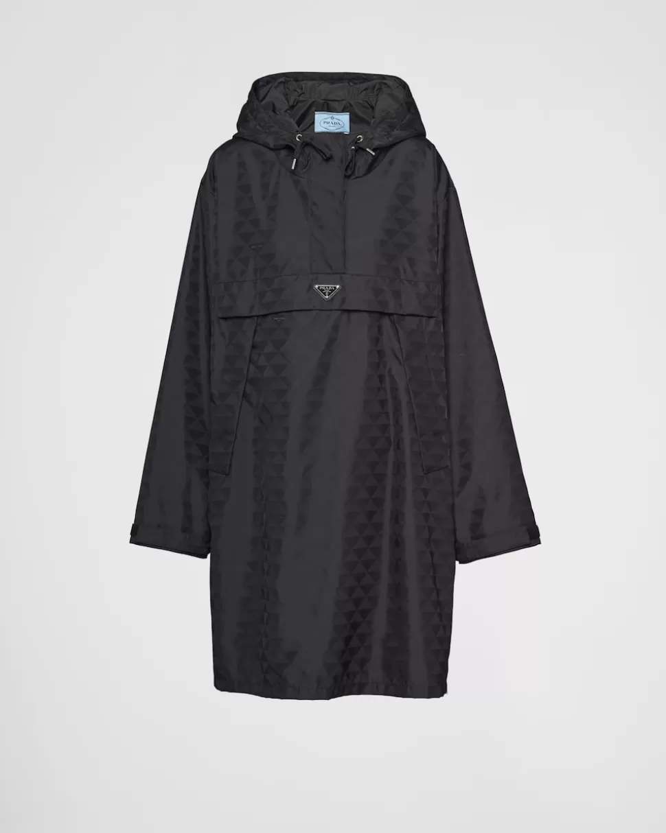 Prada Chubasquero De Nylon Estampado^Mujer ROPA DE ABRIGO