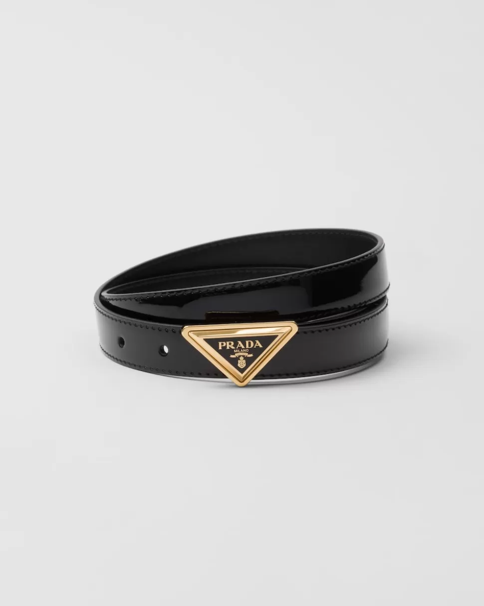 Prada Cinturón De Charol^Mujer CINTURONES