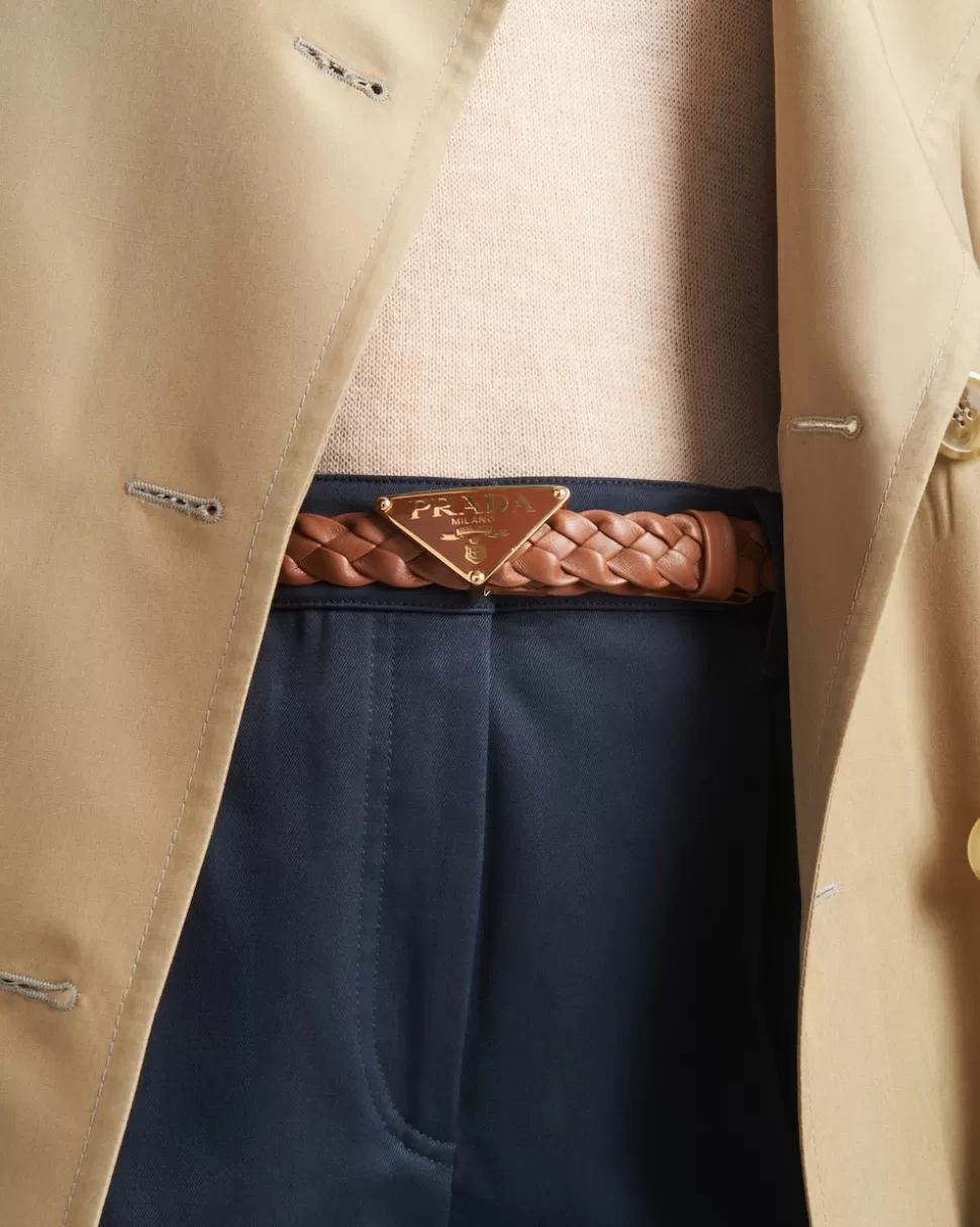 Prada Cinturón De Napa^Mujer CINTURONES