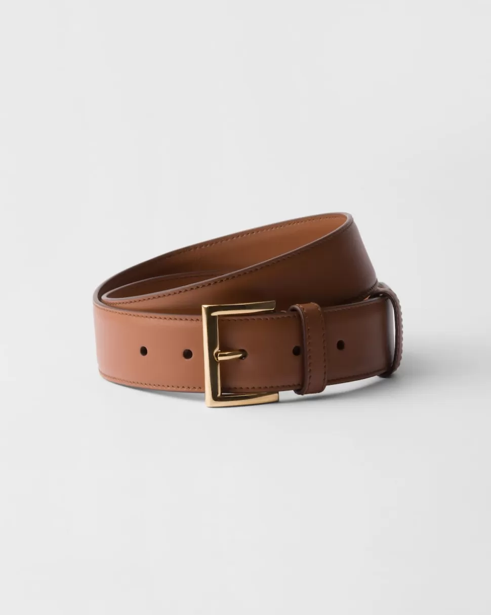 Prada Cinturón De Piel^Mujer CINTURONES