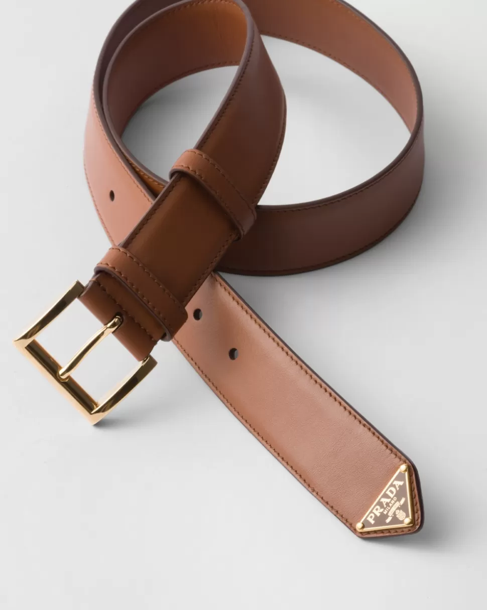 Prada Cinturón De Piel^Mujer CINTURONES