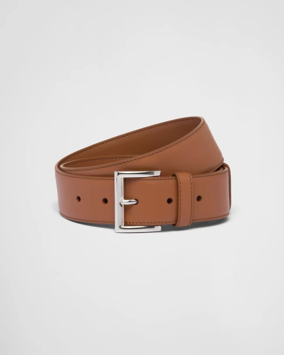 Prada Cinturón De Piel^Mujer CINTURONES