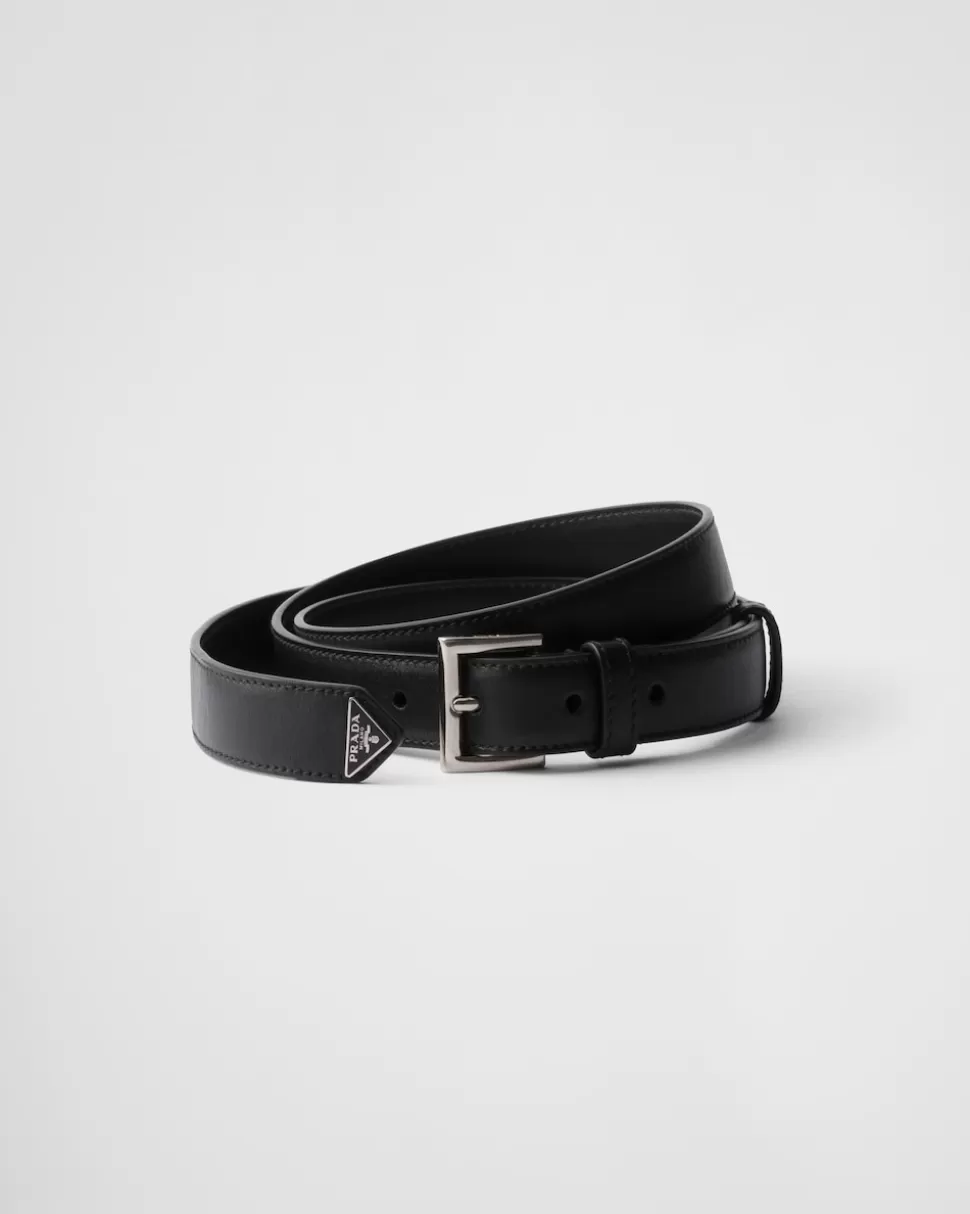Prada Cinturón De Piel^Mujer CINTURONES