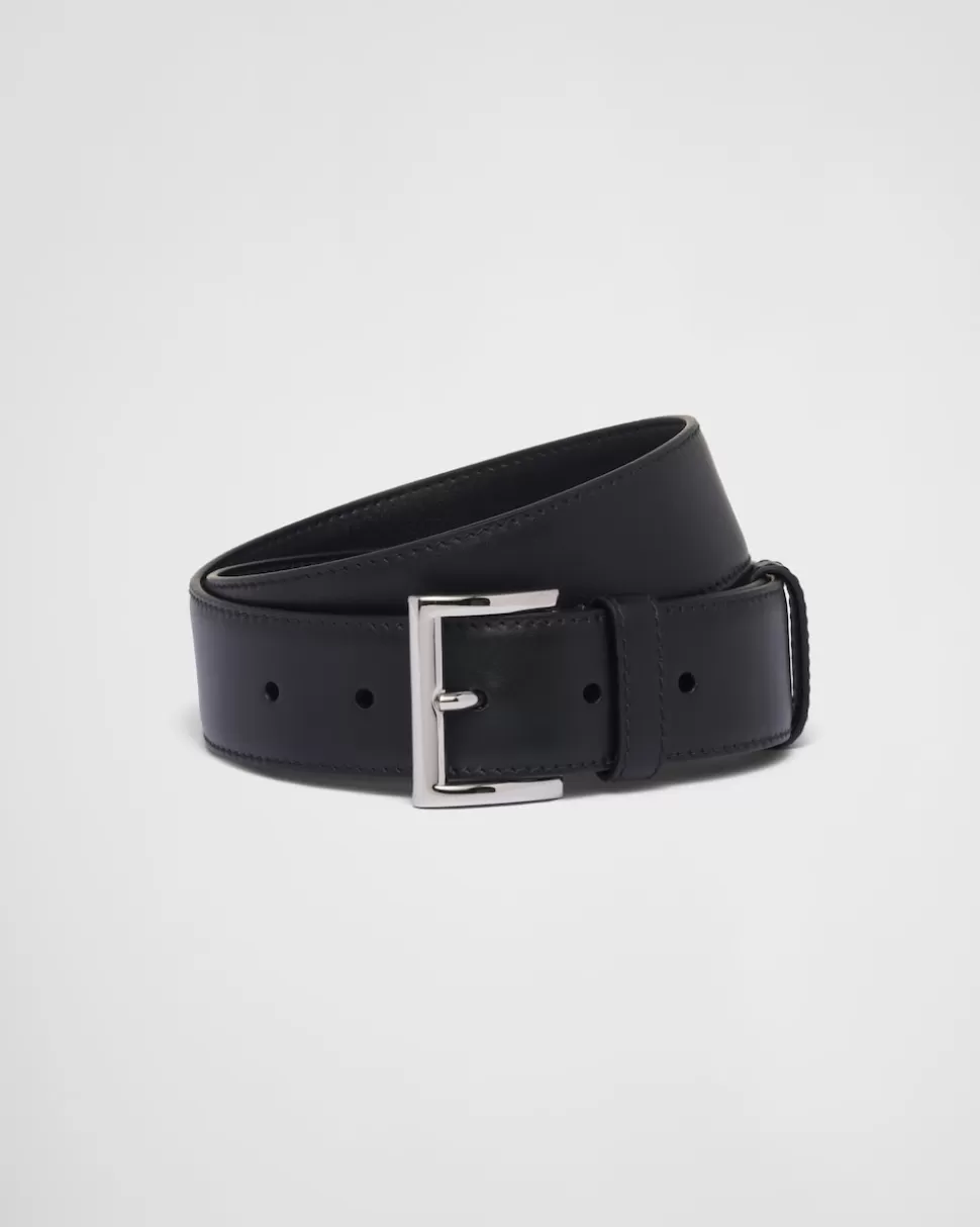 Prada Cinturón De Piel^Mujer CINTURONES