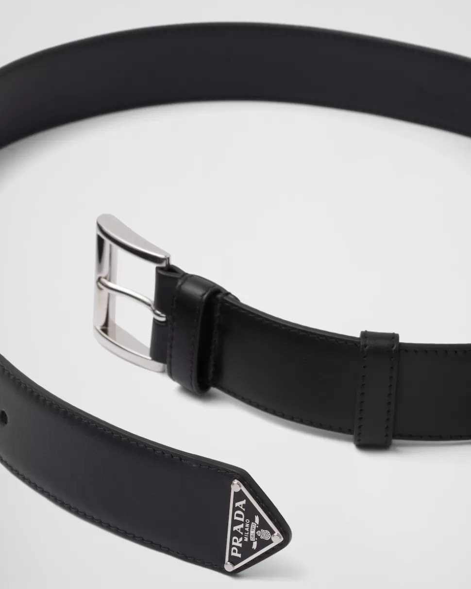 Prada Cinturón De Piel^Mujer CINTURONES