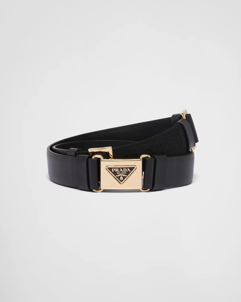 Prada Cinturón De Piel^Mujer CINTURONES
