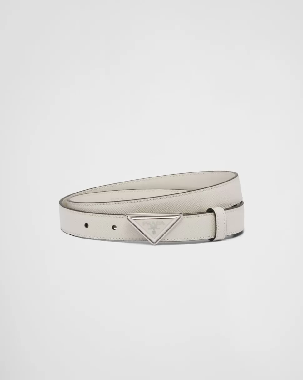 Prada Cinturón De Piel Saffiano^Mujer CINTURONES