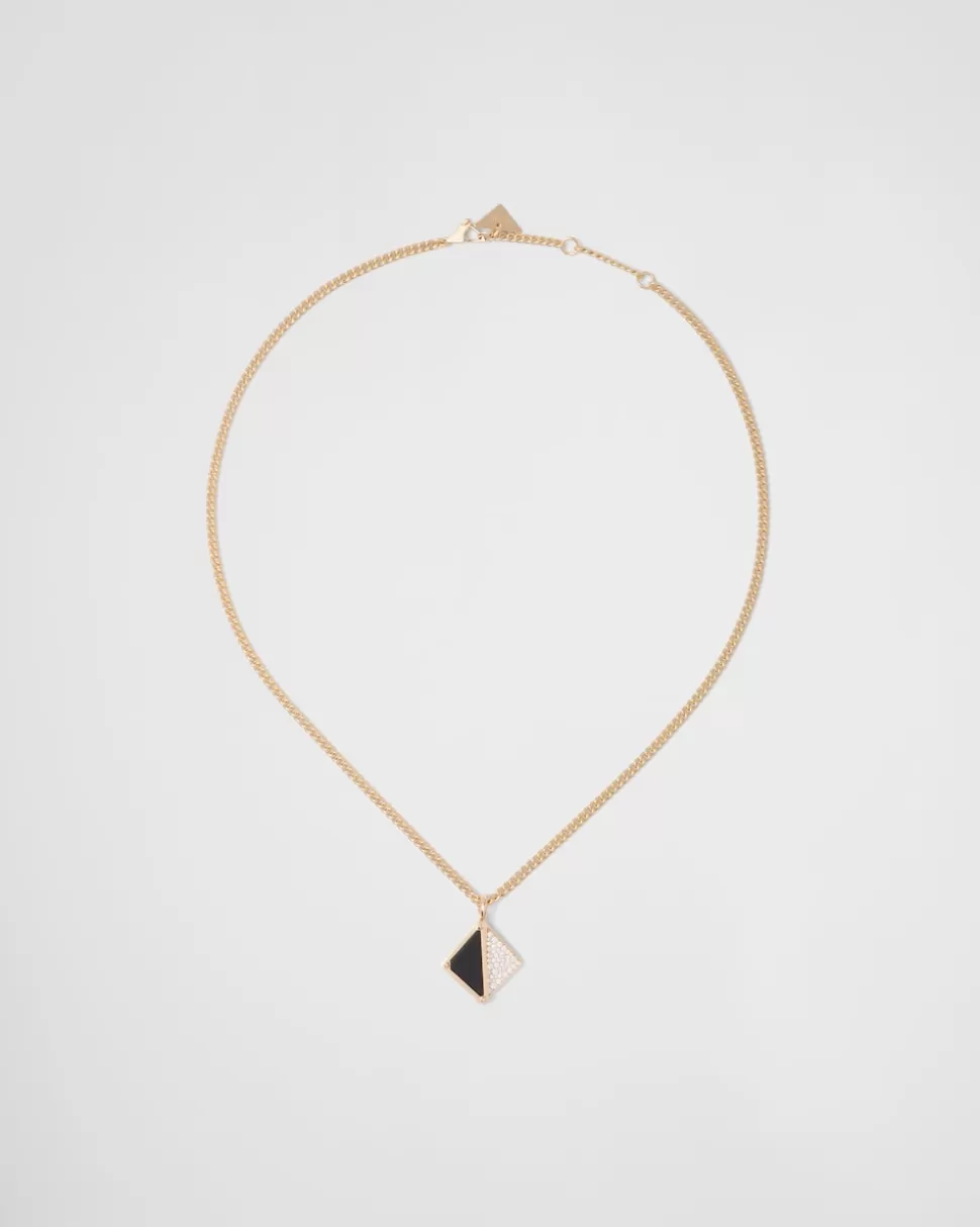 Prada Collar Eternal Gold De Oro, Diamantes Y óNice^Mujer/Hombre COLECCIÓN DE JOYERÍA ELEGANTE | COLECCIÓN DE JOYERÍA ELEGANTE