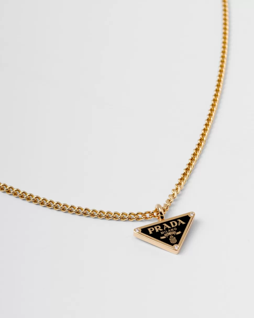 Prada Collar Eternal Gold De Oro Y Diamantes^Mujer/Hombre COLECCIÓN DE JOYERÍA ELEGANTE | COLECCIÓN DE JOYERÍA ELEGANTE
