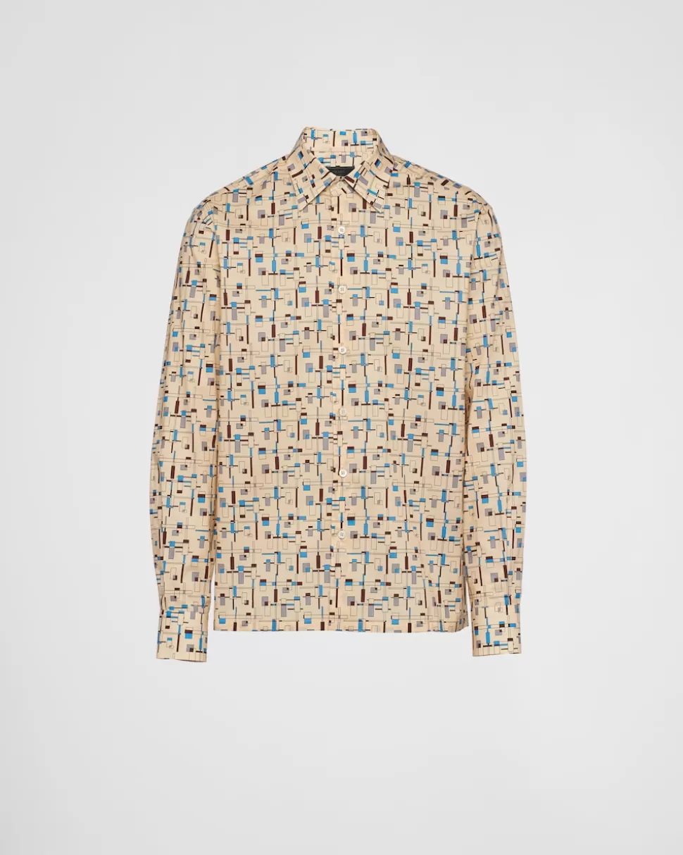 Prada Cotton Shirt^Hombre CAMISAS
