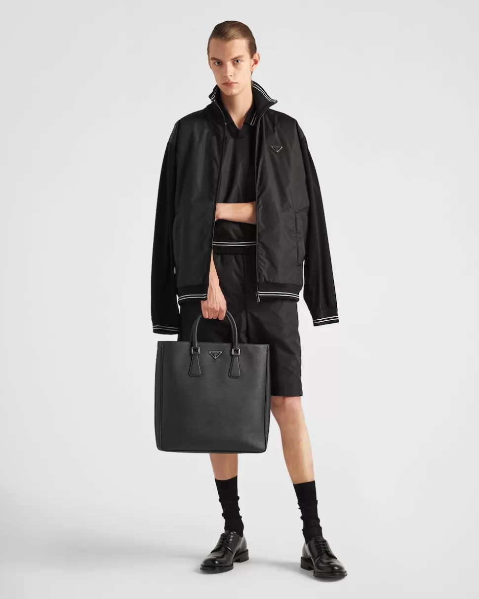 Prada Cárdigan De Algodón Con Detalle De Re-nylon^Hombre ROPA DEPORTIVA Y SUDADERAS
