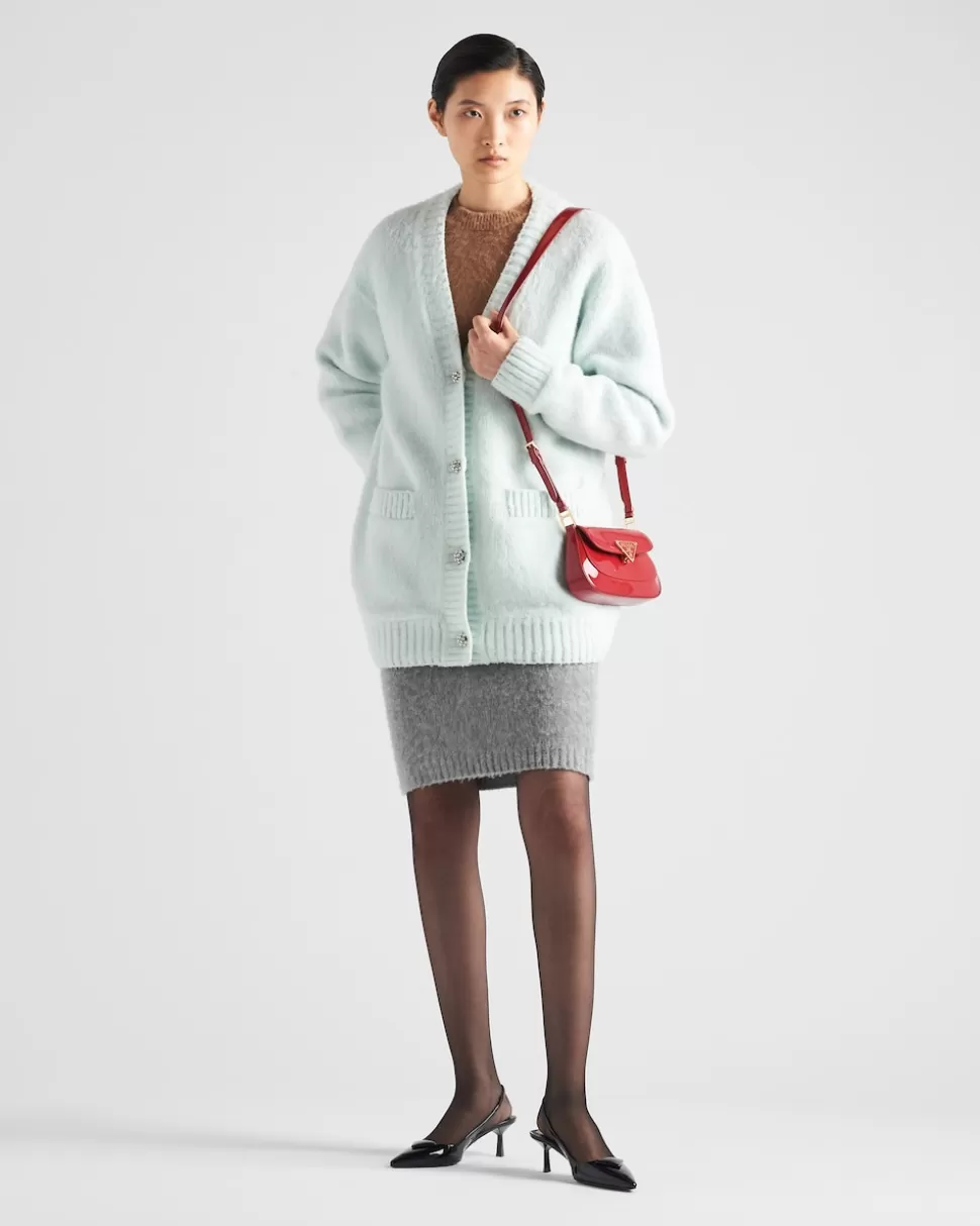 Prada Cárdigan De Lana Shetland^Mujer TEJIDOS DE PUNTO